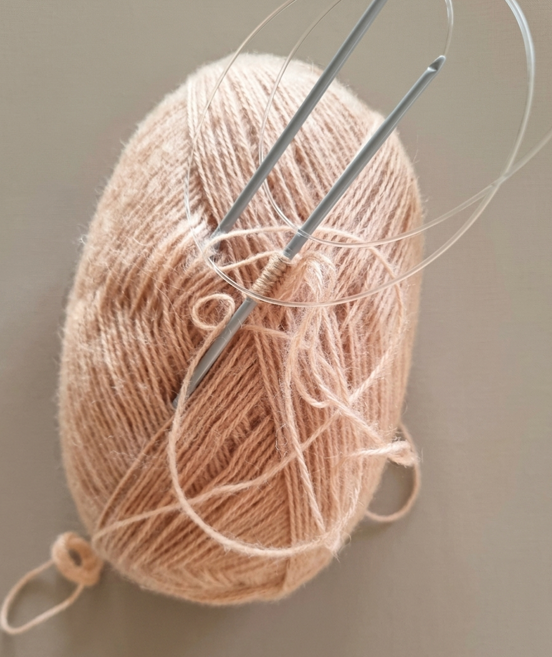 Patuco Lana Mohair Rosa