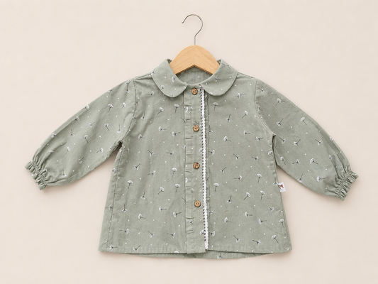 Blusa Amalia Verde Salvia