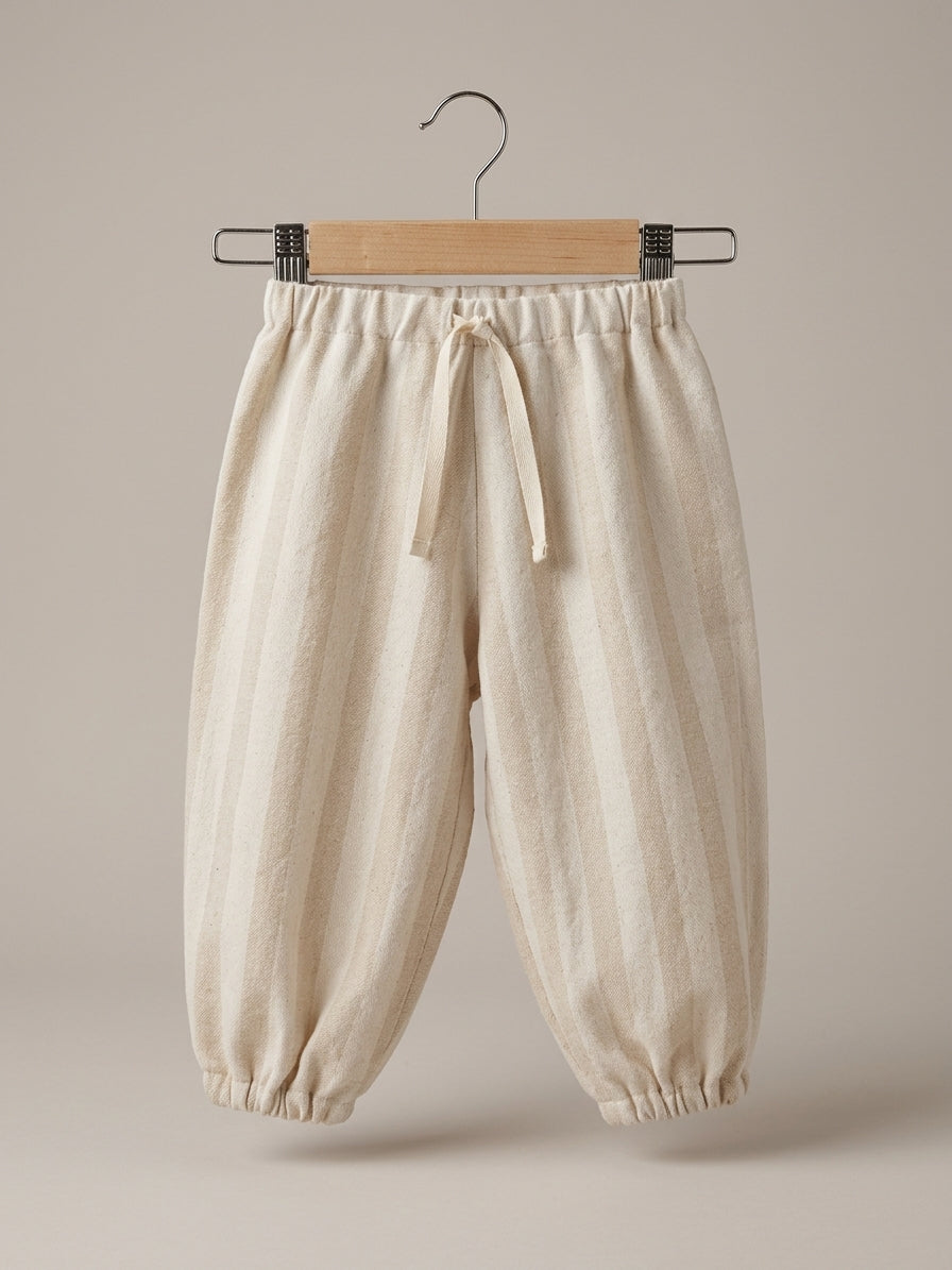 Pantalón Bombacho PLAYA, Corazones Celestes
