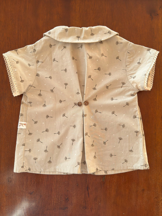 Blusa Niña Manga Corta Arena