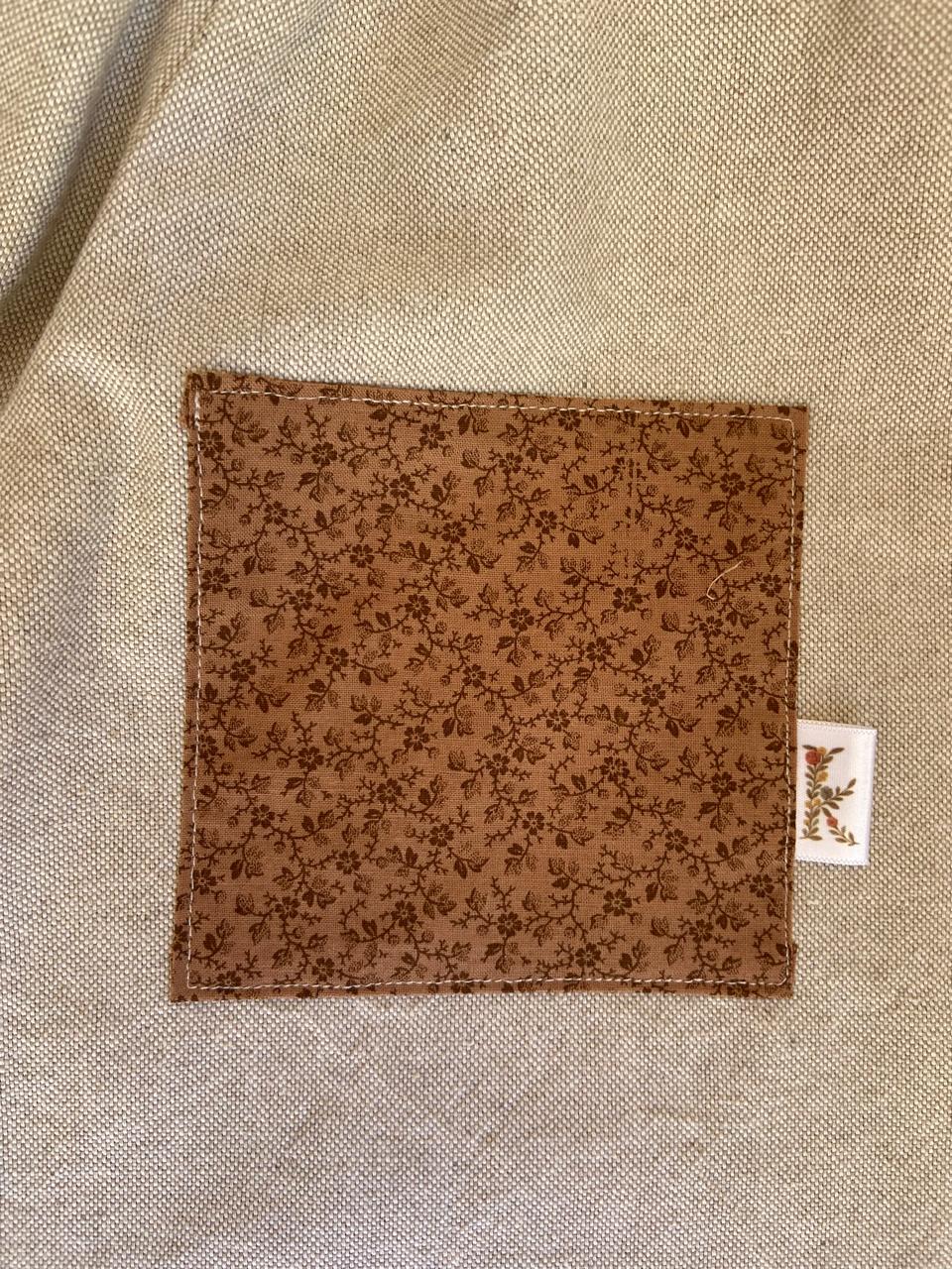 Pantalón Parche Beige