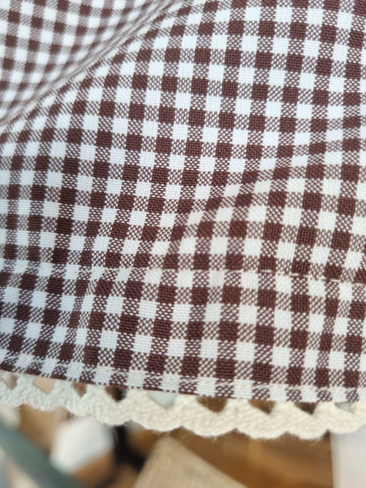 Shorts Broderie Vichy Chocolate $12.990
