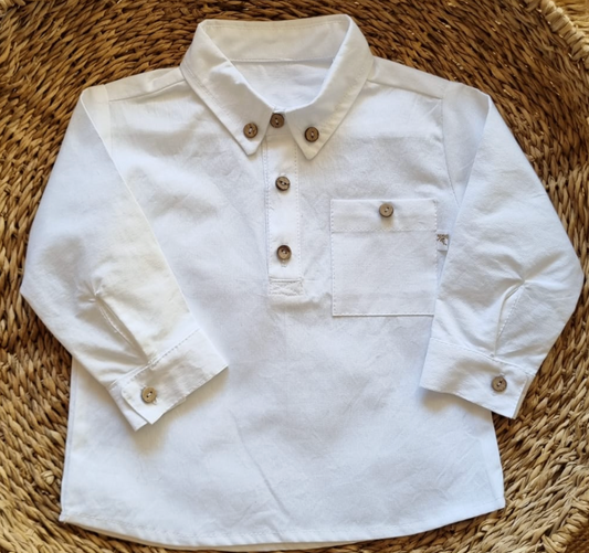 Camisa Domingo  blanca