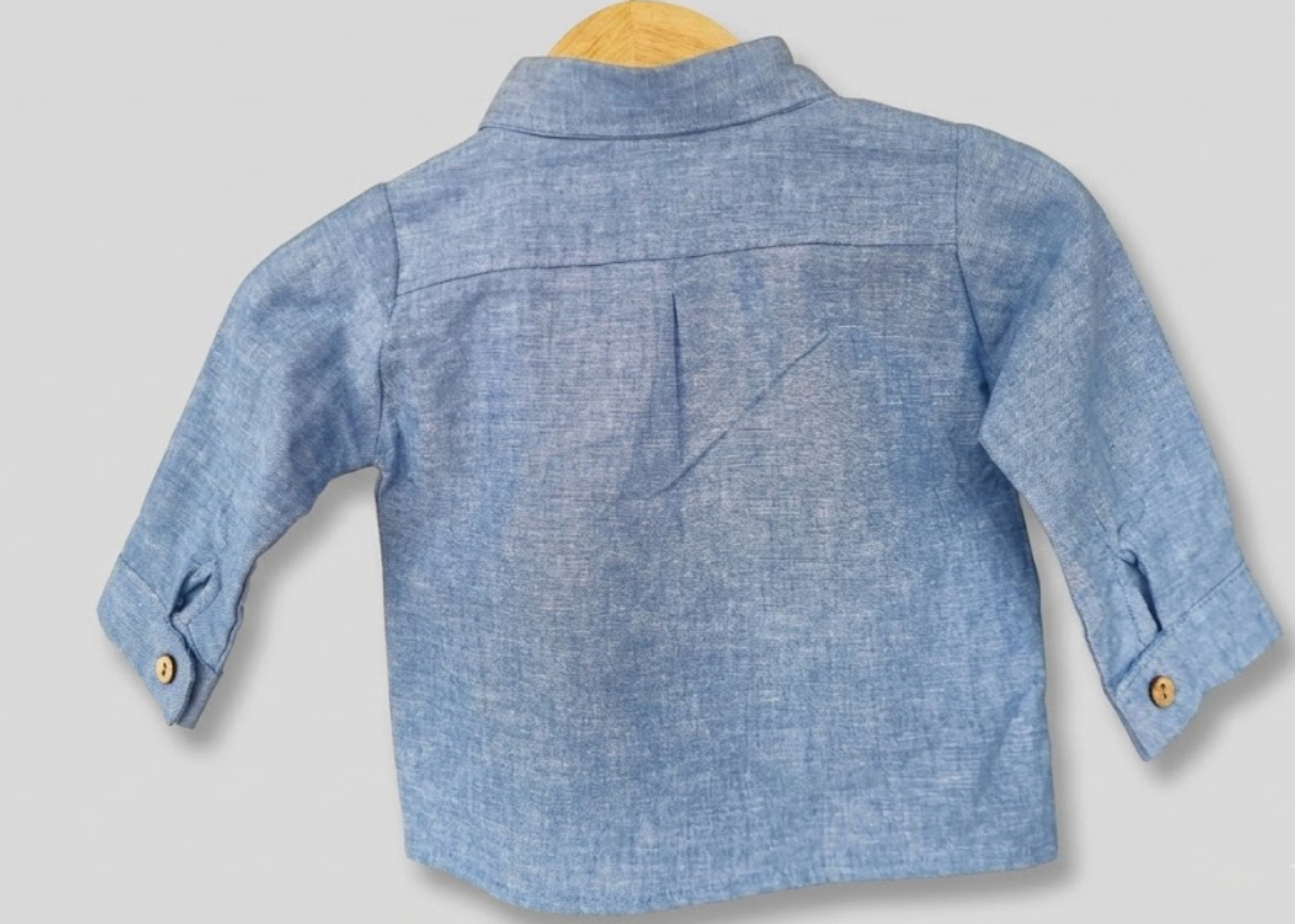 Camisa Martín Azul Piedra