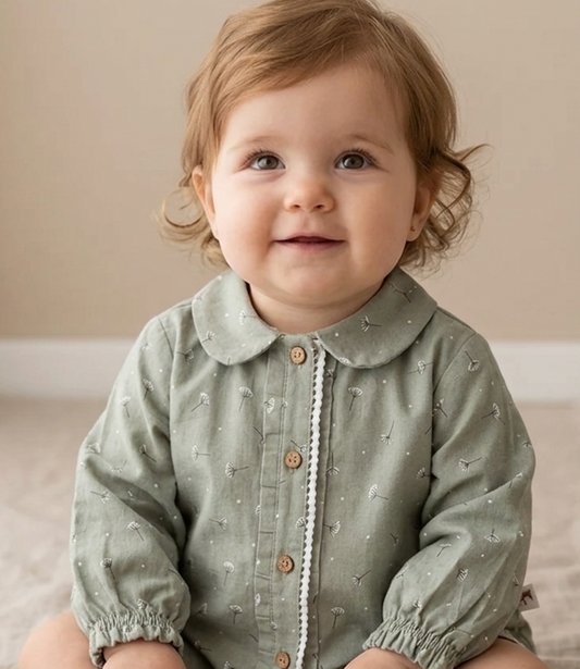 Blusa Amalia Verde Salvia