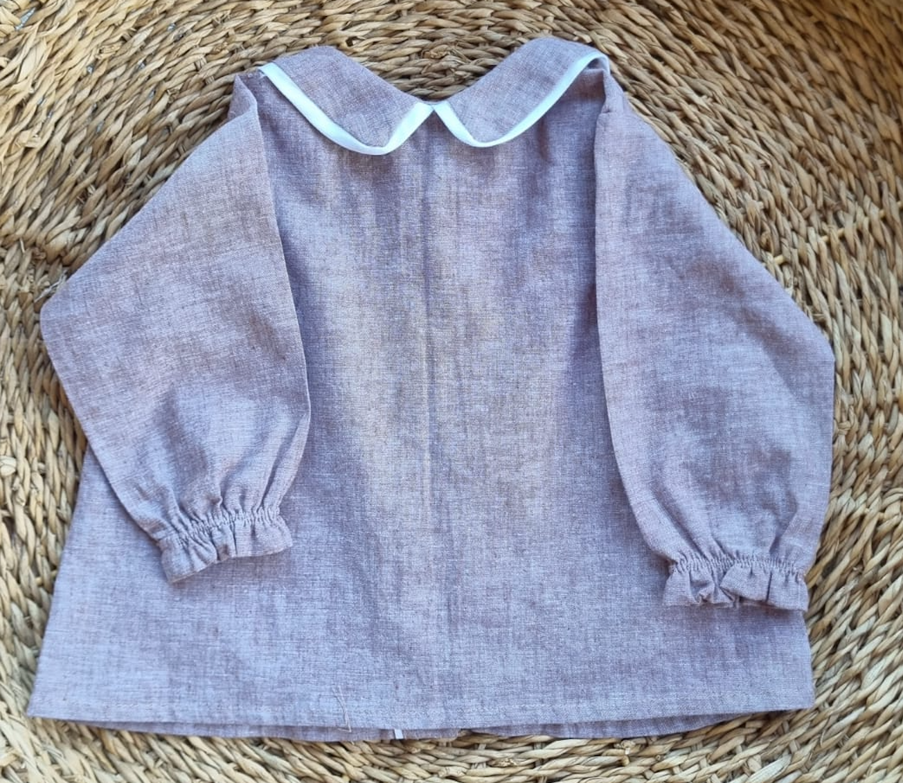 Blusa Josefa Chocolate Vivo Blanco