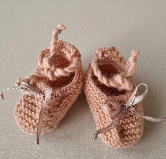 Patuco Lana Mohair Rosa