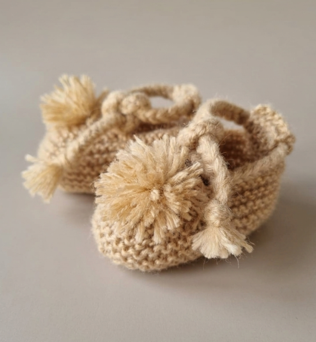 Patuco Lana Mohair Beige