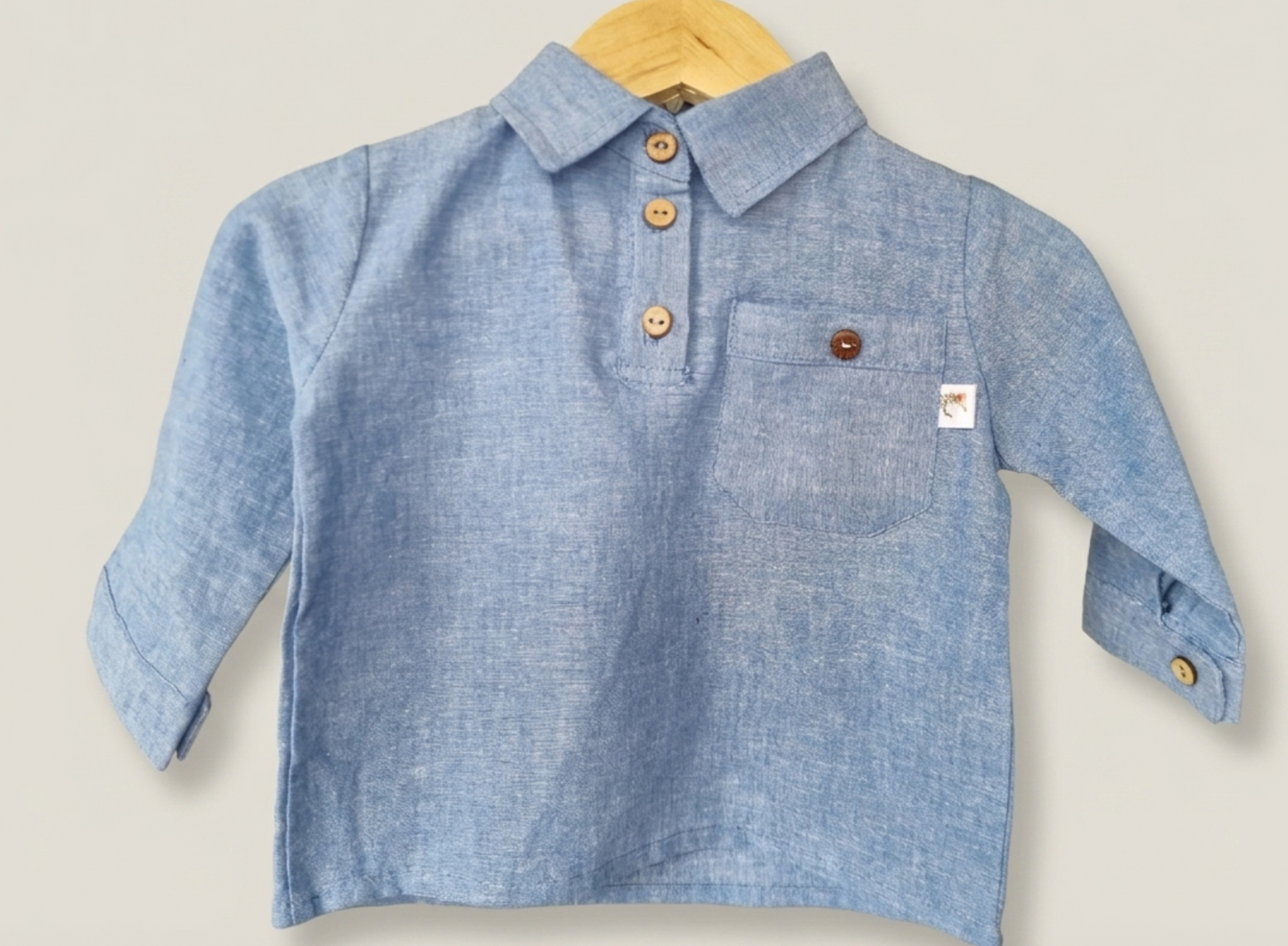Camisa Martín Azul Piedra