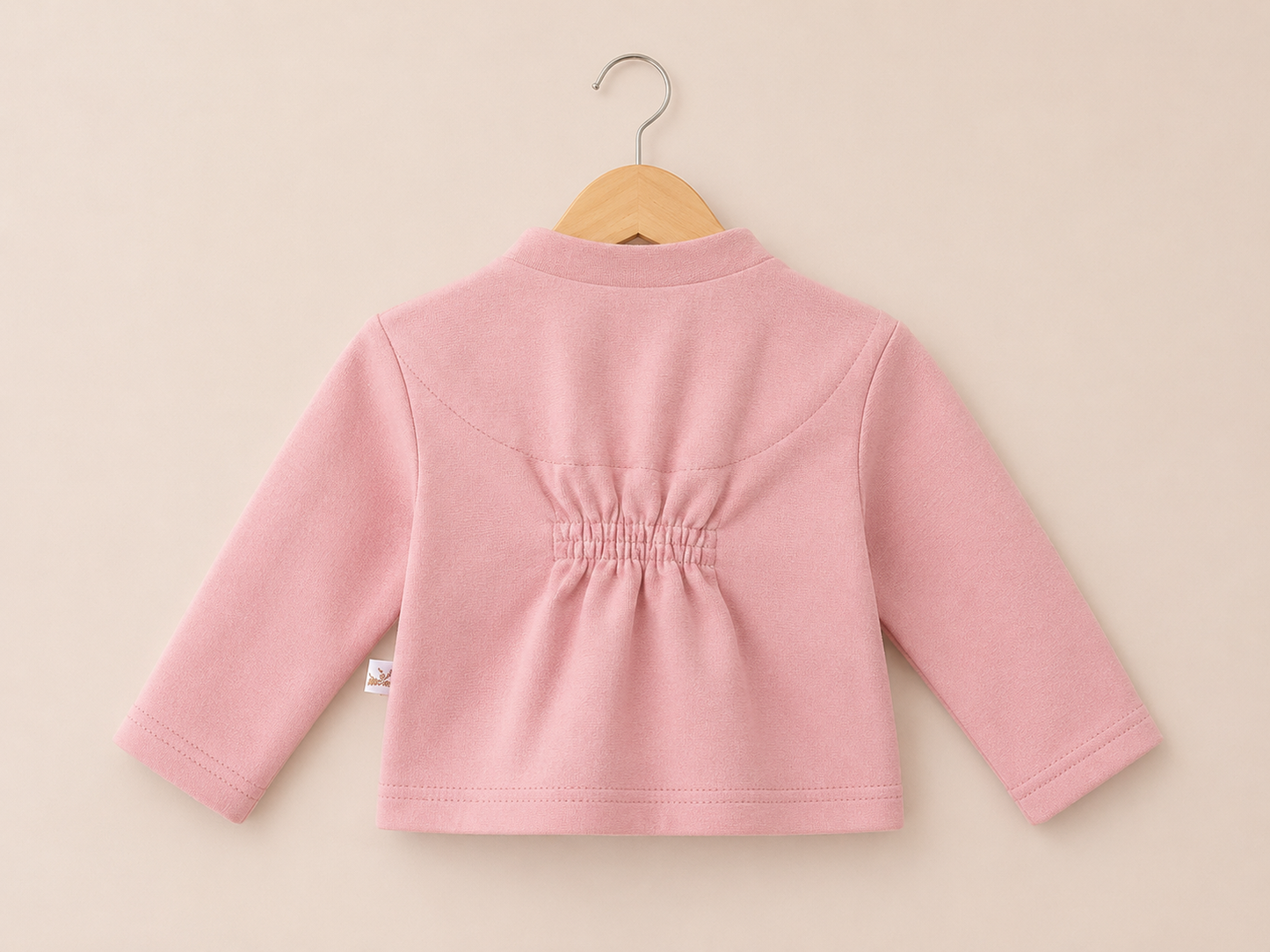 Polerón Niña Botones Malva