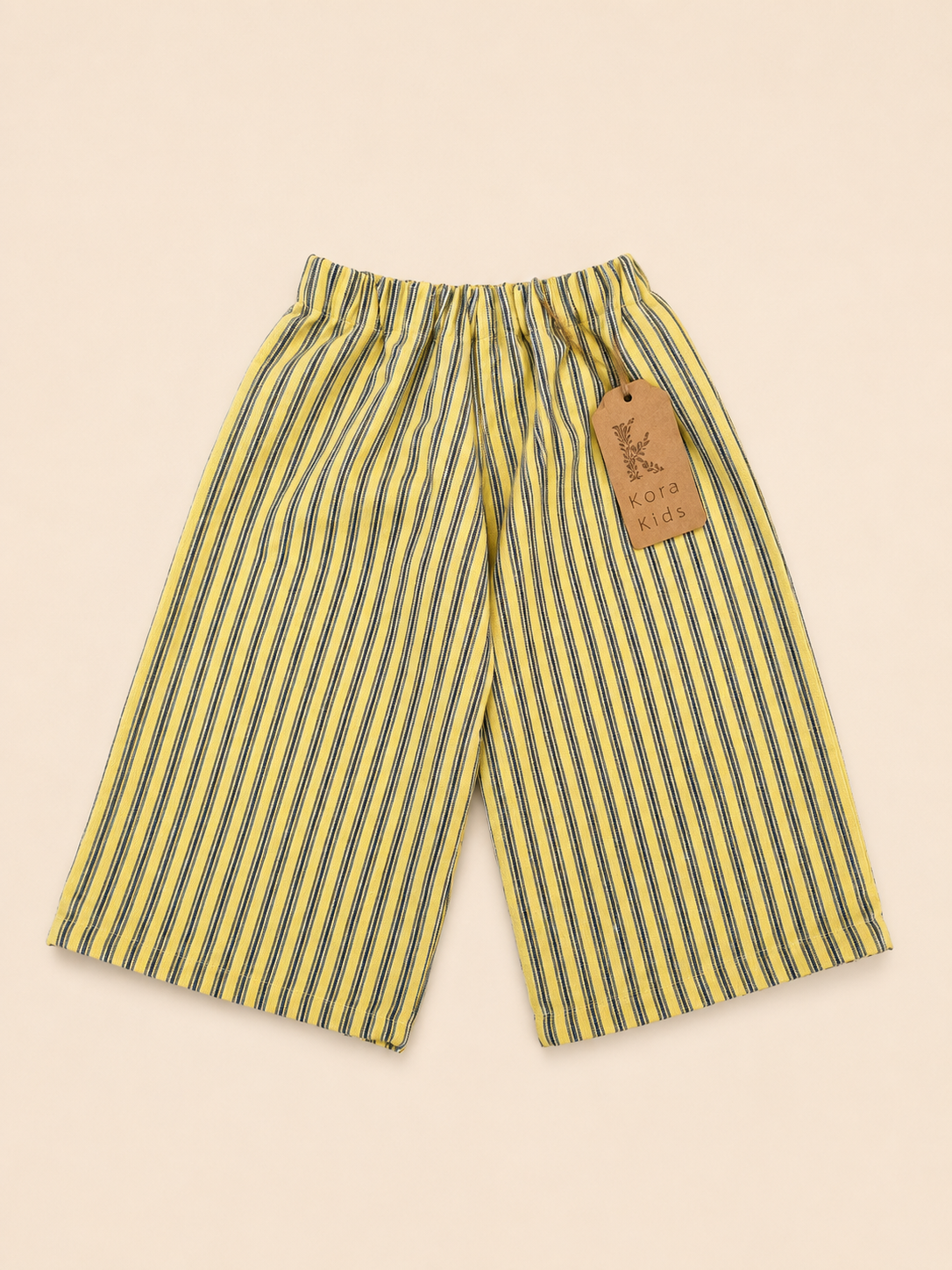 Pantalón Parche Rayas Amarillo / Azul