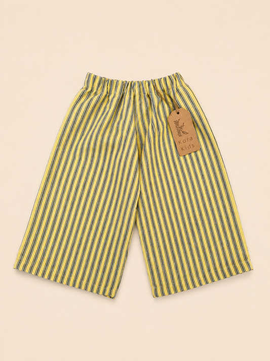 Pantalón Parche Rayas Amarillo / Azul