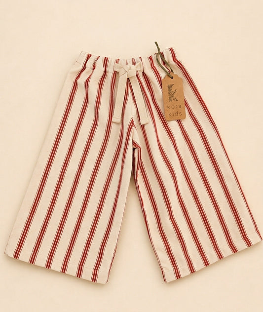 Pantalón Parche Rayas Rojas