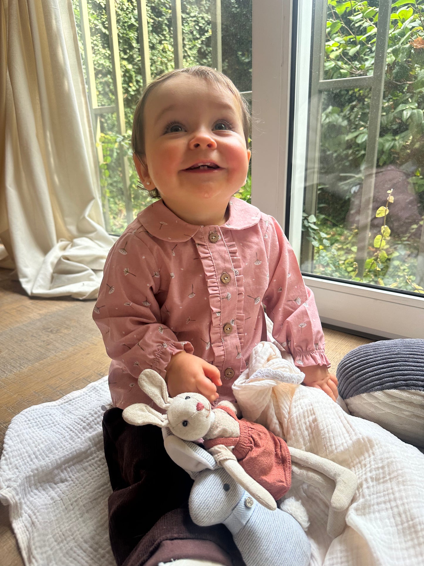 Blusa Amalia / palo rosa