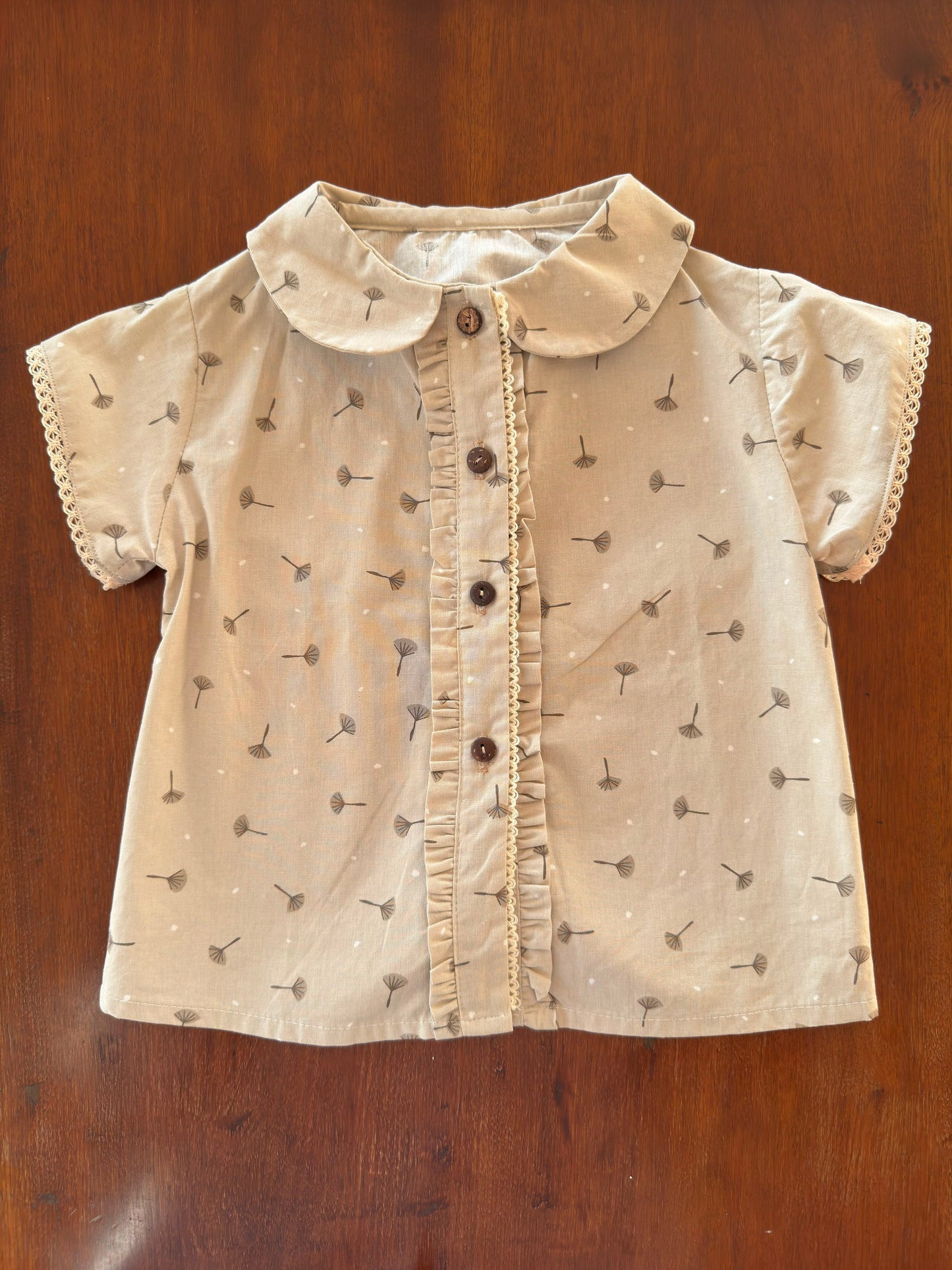 Blusa Niña Manga Corta Arena