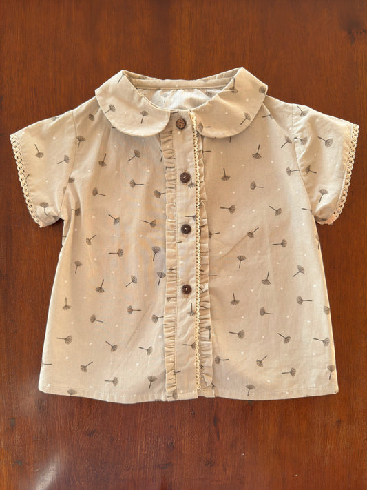 Blusa Niña Manga Corta Arena
