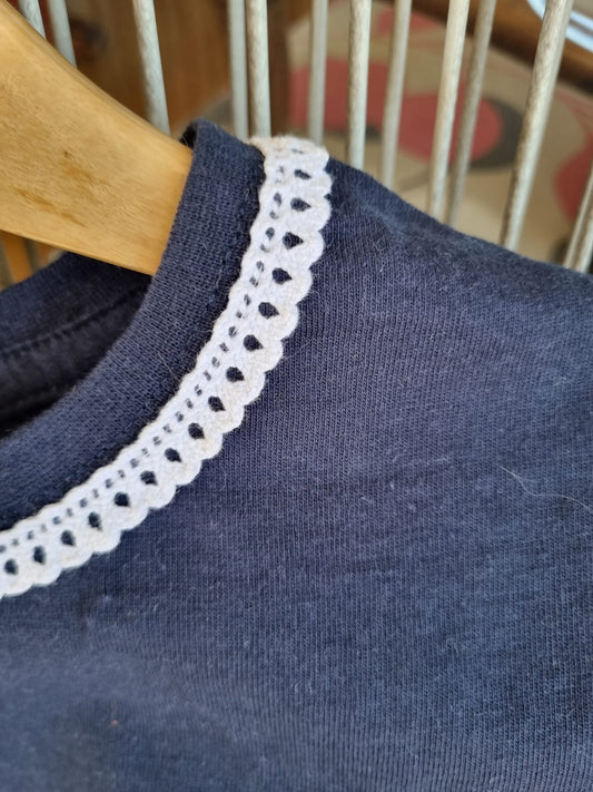 Poleras Básicas Bolillo Azul Marino