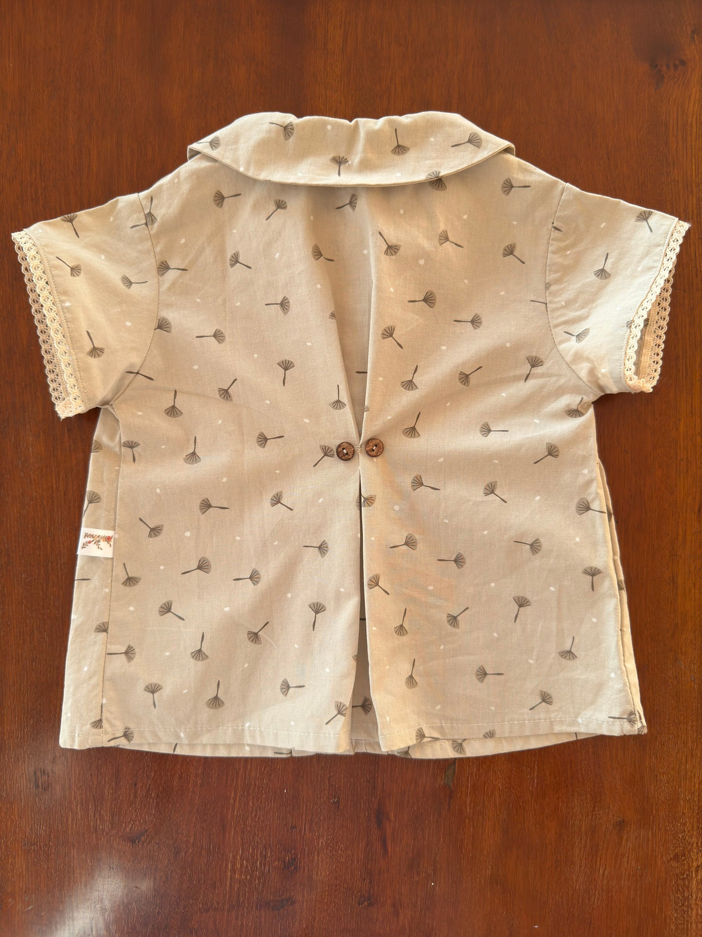 Blusa Niña Manga Corta Arena
